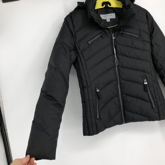 Marc New York Andrew Marc Black Fitted Down Puffer Jacket size SP - Picture 8 of 15
